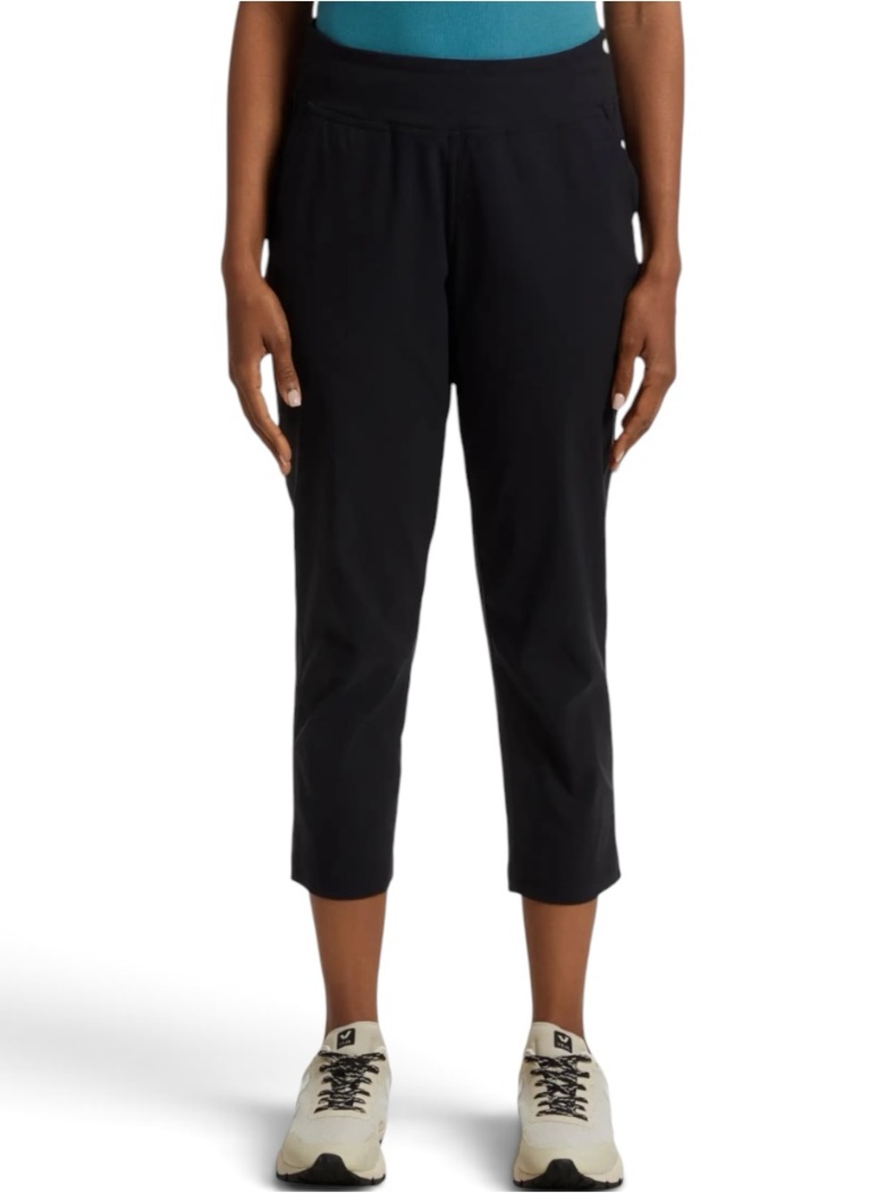 Mountain Hardwear Black Dynama Pull On Crop Pants